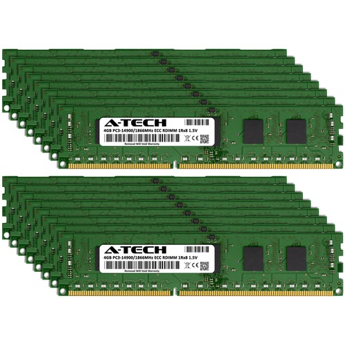 64GB 16x 4GB PC3-14900R RDIMM ASUS RS700-E7/RS4-C RS720-E7/RS12 Memory RAM - Picture 2 of 3
