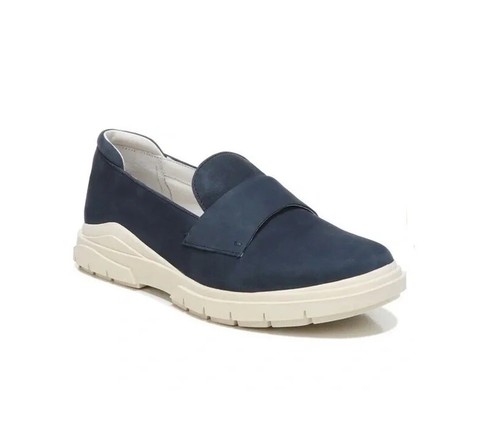 FRANCO SARTO METTA MARINE SUEDE LEATHER SLIP-ON SNEAKERS WOMEN'S SIZE 7.5 $109 - Picture 2 of 5