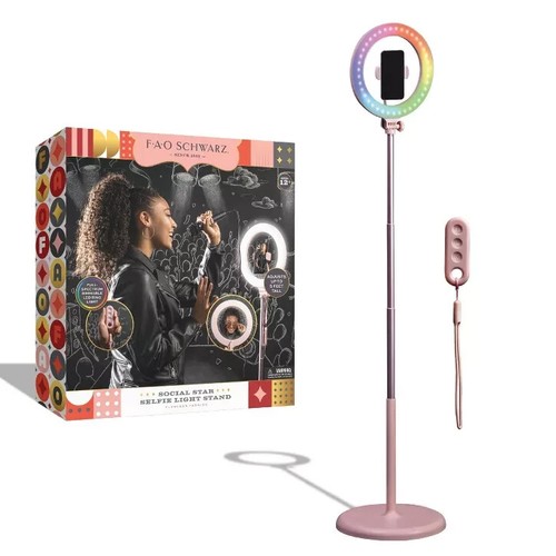 FAO Schwarz Social Star Selfie Light Stand *NEW IN BOX*