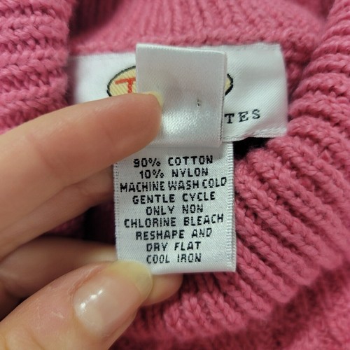 Talbots Womens Cable Knit Turtleneck Sweater Size 1X Petite Heritage Preppy - Picture 5 of 9