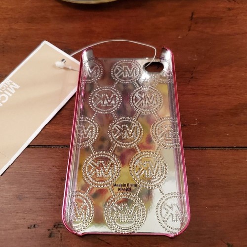 Michael Kors Metal PEONY iPhone Case Cover Size NS - Picture 3 of 11