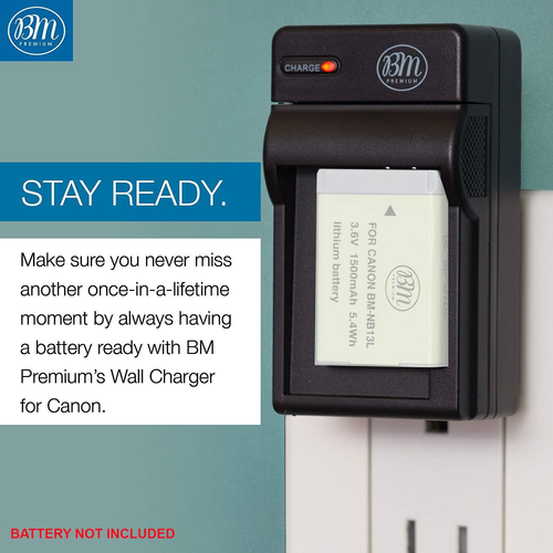 NB-13L Battery Charger for Canon Powershot SX740 HS, G1 X Mark III, G5 X, G5 X M - Picture 4 of 12