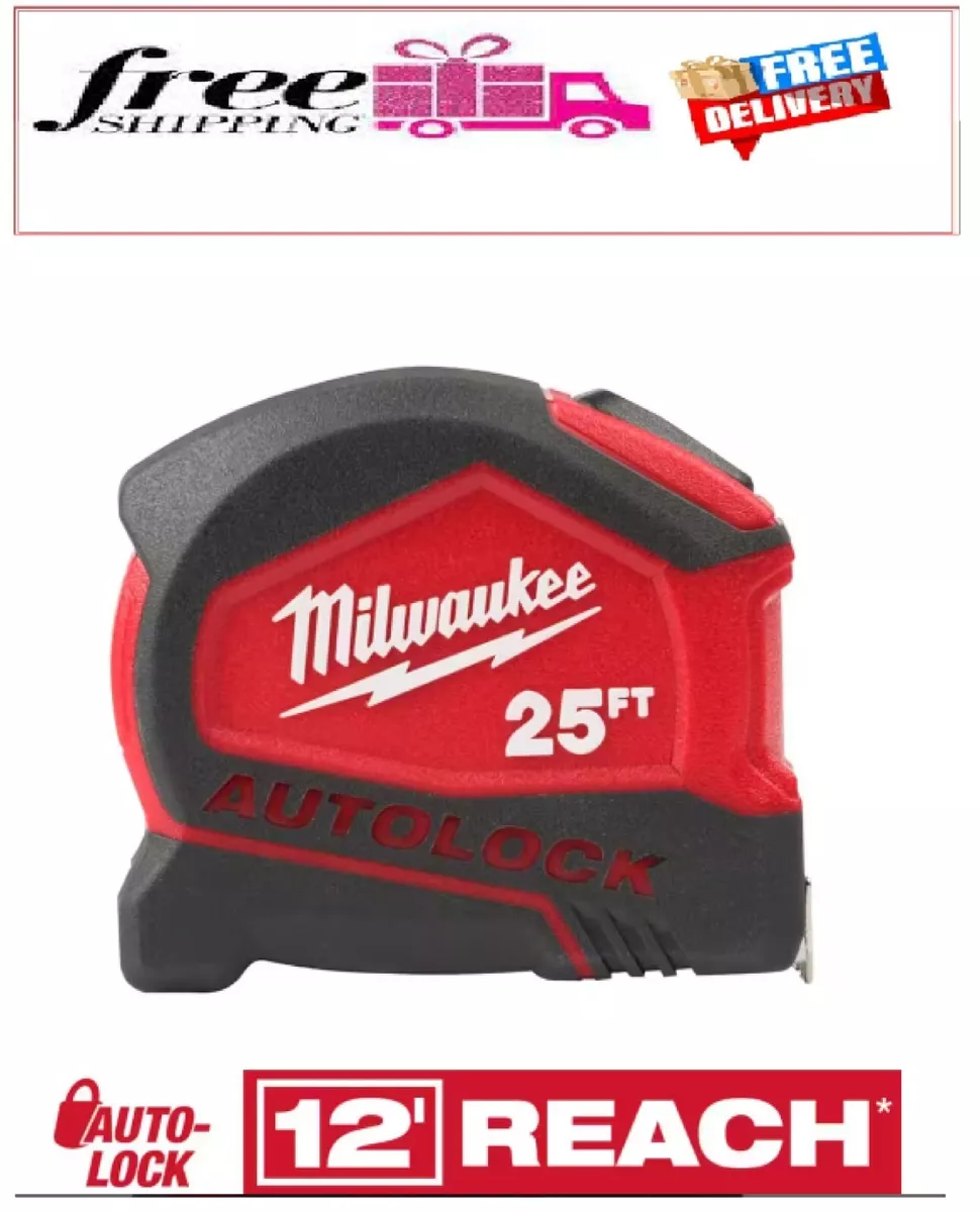 Milwaukee auto lock tape measure outlet