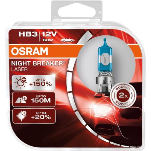 OSRAM Nuit Breaker Brun Laser HB3 Duobox Prochaine Génération 3200 K 1700 Lm - Photo 1/3