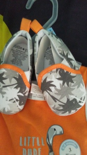 DINOSAUR boys 0-9 mo clothes outfit nwt (charity) - Picture 4 of 5