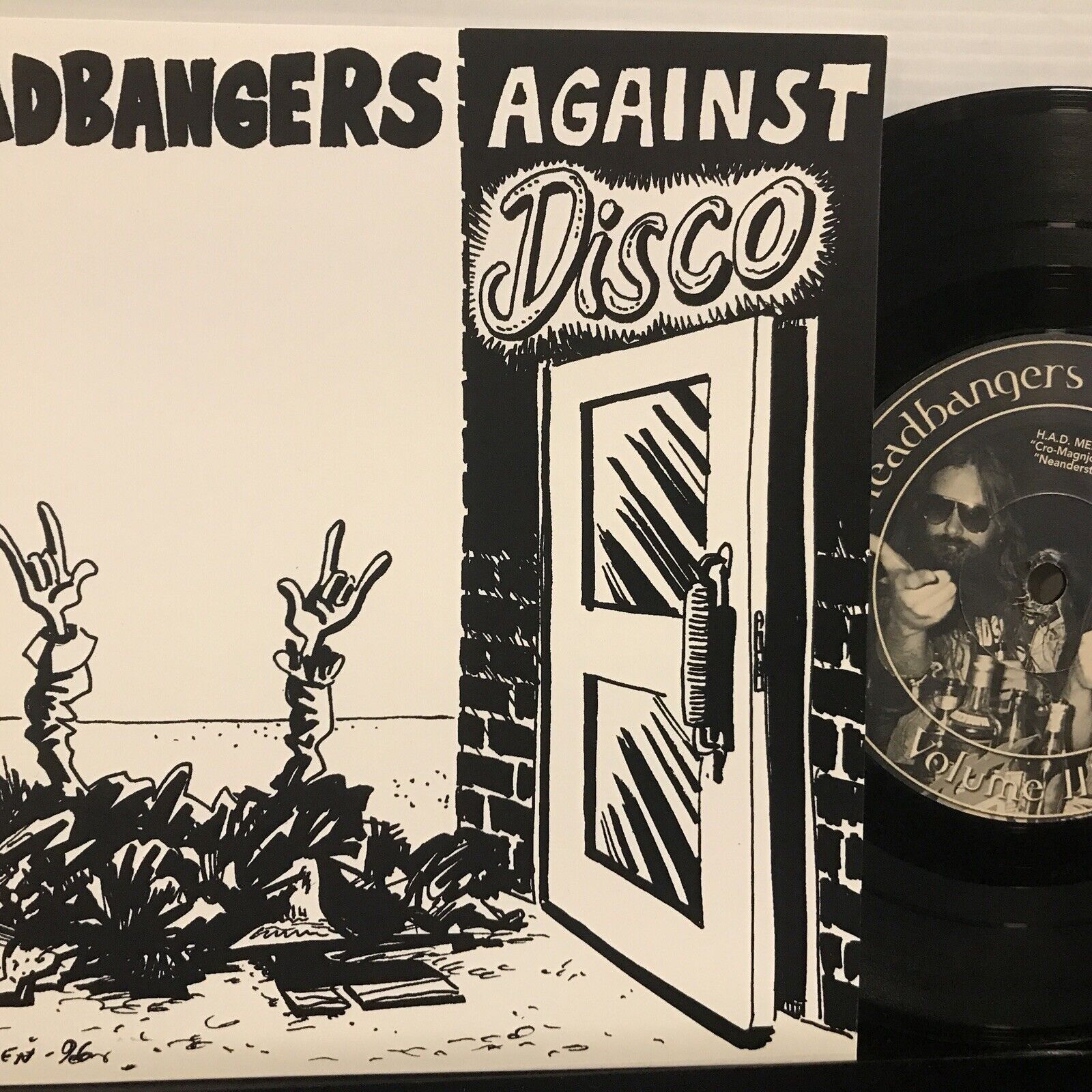 Headbangers Against Disco Vol. 3 7" EP 1997 PrimitiveArt – PAR011 *SE VG+/VG+