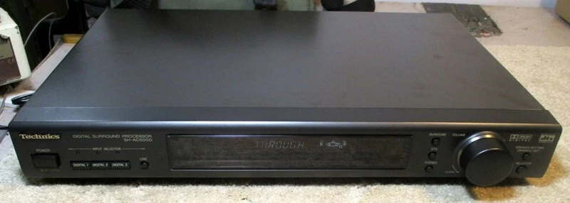 Procesador de señal digital Technics SH-AC500D Dolby--Probado con control remoto--XLNT!!! Foto 3 de 4