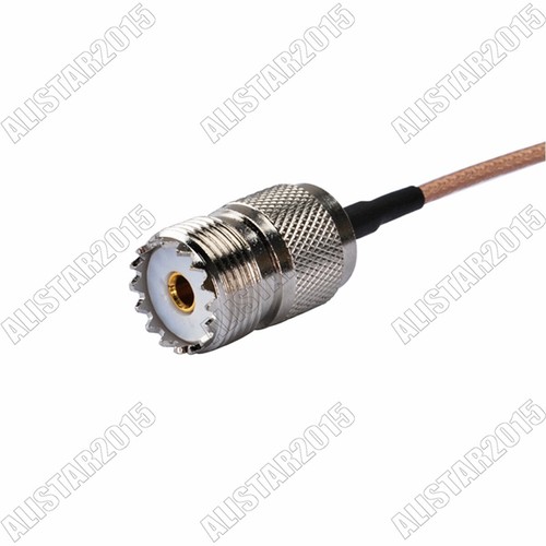 N Female to UHF SO-239 Female Jack Connector RF Jumper Pigtail Coax RG316 Cable - Picture 2 of 3