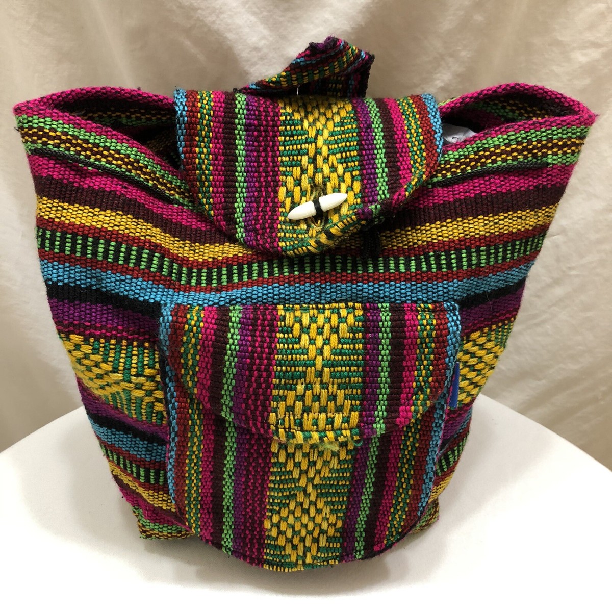 Artesanía Colorful Patterned Backpack Pinzon Women main image 4