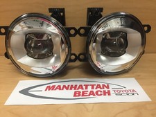 TOYOTA LED FOG LIGHT UPGRADE KIT, CHROME BEZEL, GENUINE OEM ACCESSORY 320 LUMES