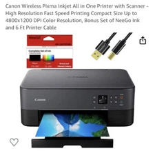Canon PIXMA TS6420a Wireless All-In-One Inkjet Printer - Black