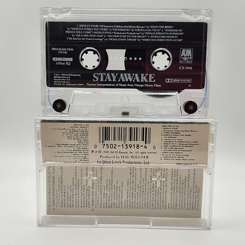Stay Awake Various Interpretations Of Music From Vintage Disney Films 1988 A&M - Picture 2 of 3