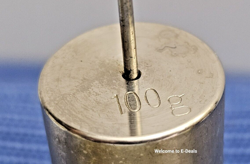 Calibration Weight Double Hooked Weight Stainless Steel 100 grams - Picture 5 of 5