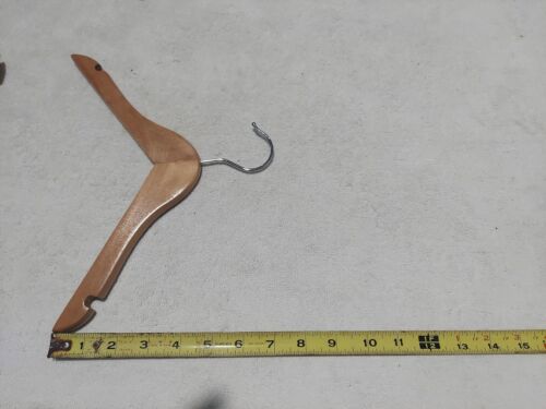Lot of 20 Wooden Wood Clothes Hangers 11" - Picture 2 of 3