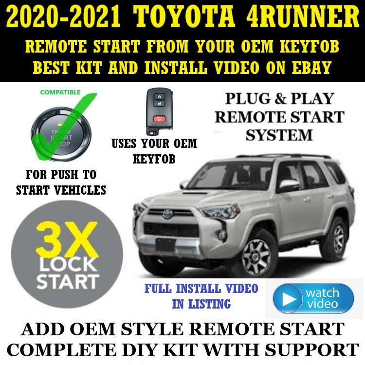 4runner remote start 2020 discount