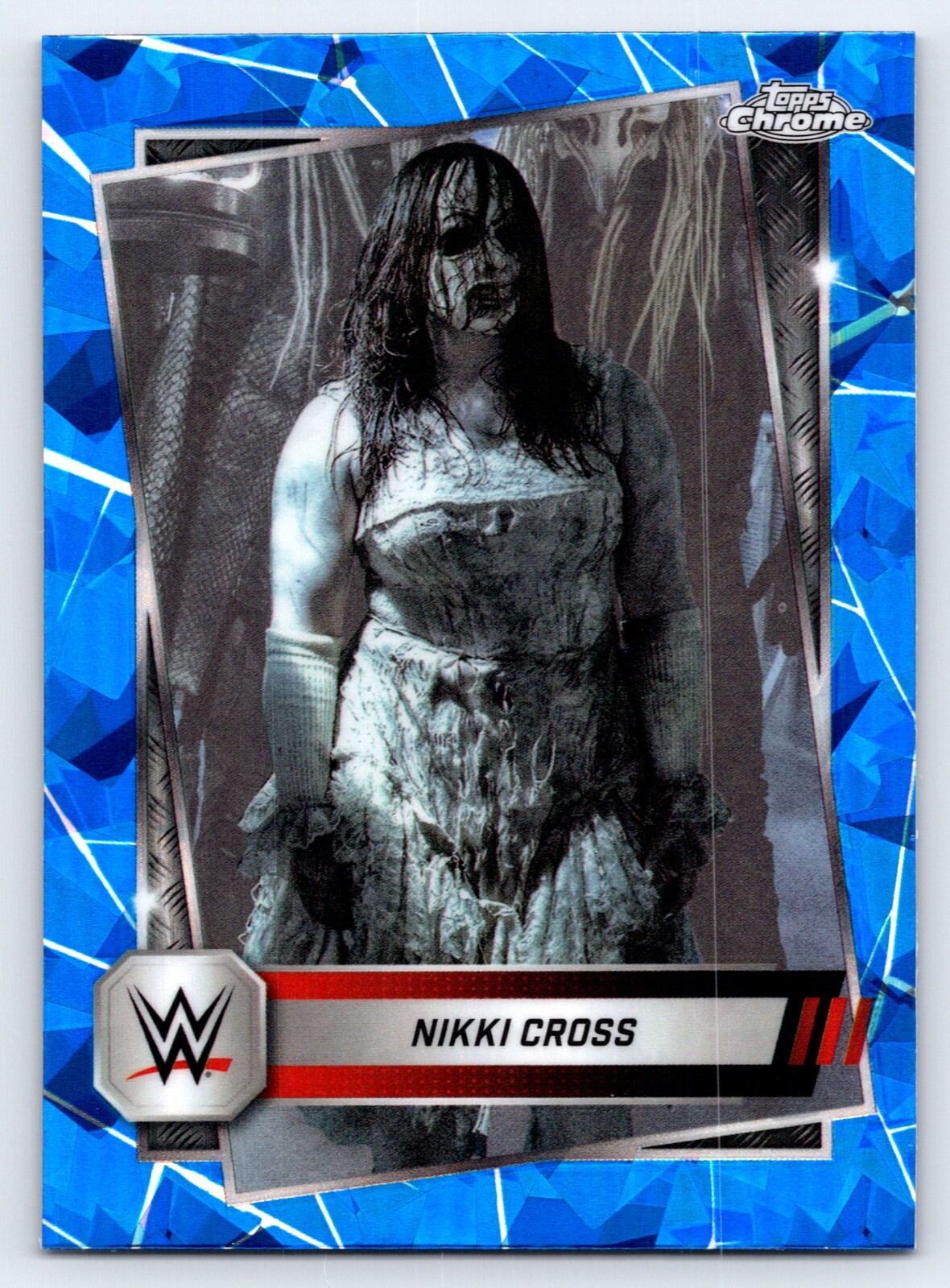 2025 Topps Chrome WWE Sapphire Edition Nikki Cross #75