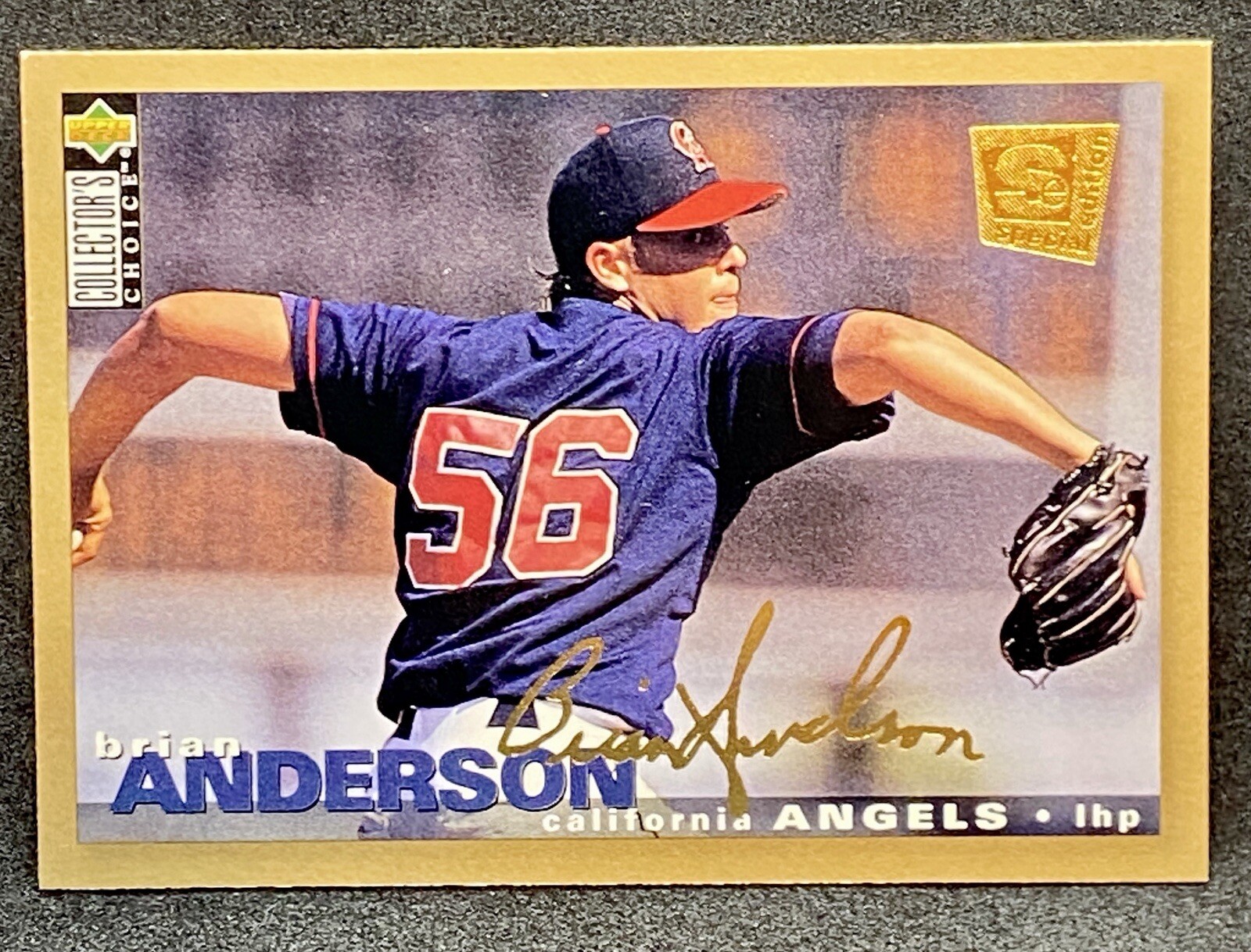 1995 Collector's Choice SE Gold Signature #33 Brian Anderson