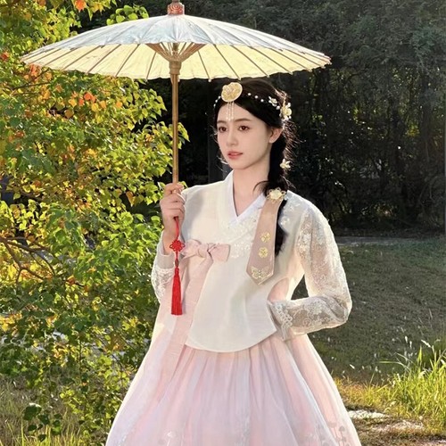 Klassische traditionelle koreanische Hof Hanbok Band Haarnadel Kopfbedeckung Hochzeit Hanbok - Bild 6 von 70