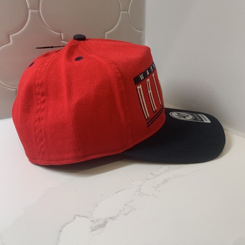 Washington Nationals '47 Brand Cooperstown Hitch Adjustable Snapback Hat OSFM - Picture 5 of 10