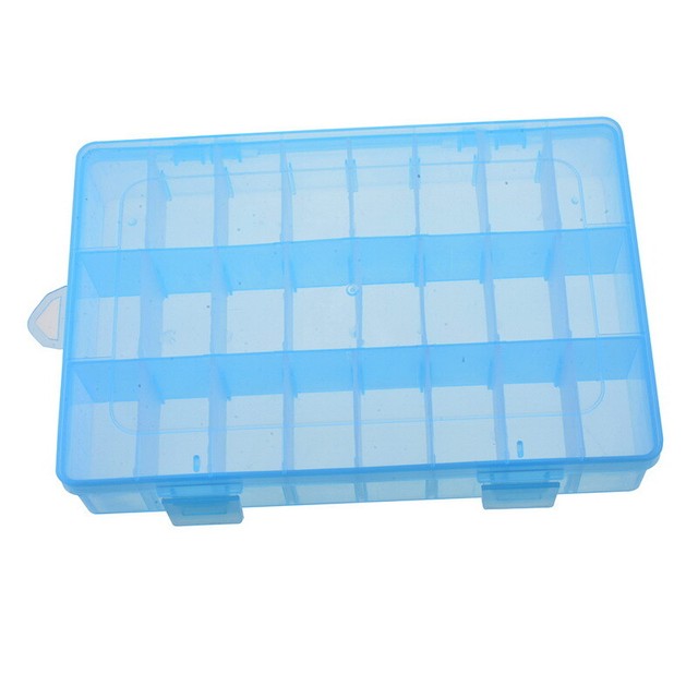 Utoolmart ABS Plastic Organizer Box Red with Dividers 3 Layers Removable Multipurpose Portable Handled Organizer Storage Container Box Removable Tray 1pcs