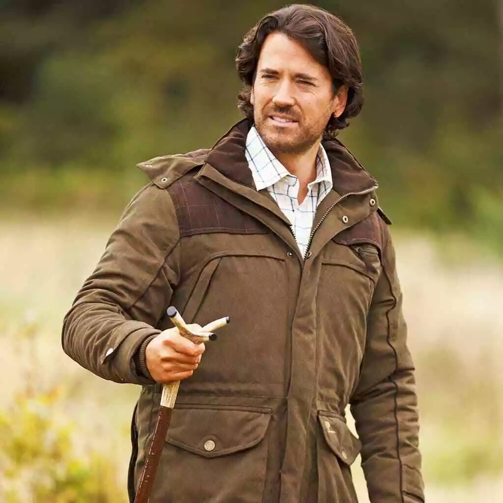 Sherwood Forest Men s Blackmere Hunting Jacket Moss Olive RRP