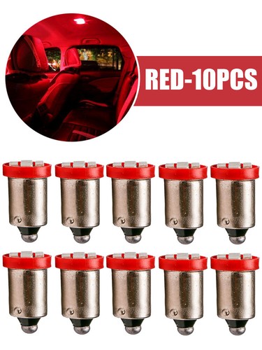 10Pcs BA9S T4W 8SMD 3020 LED Bulb 1206 Car Interior Lights Parking Lamp DC 12V - Picture 4 of 17