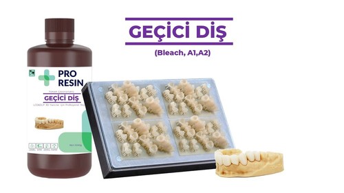 DLP LCD 3D Printer Temporary Teeth Resin-PRORESIN QUALITY 1KG - 第 2/4 張圖片