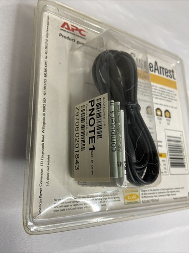 New APC Surge Arrest Notebook Laptop Protector PNote1 Factory Sealed 400V Rated - Picture 7 of 7