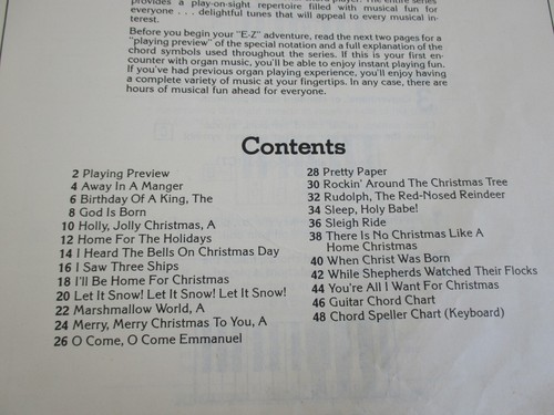 Christmas Songs - EZ Play Today 59 - Hal Leonard Publishing Corporation 1977 - Picture 5 of 7