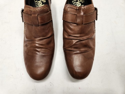 Rieker Antistress Sarah Monk Strap Pumps sz EU 39 US 8.5 Women Brown New (bin2) - Picture 7 of 8