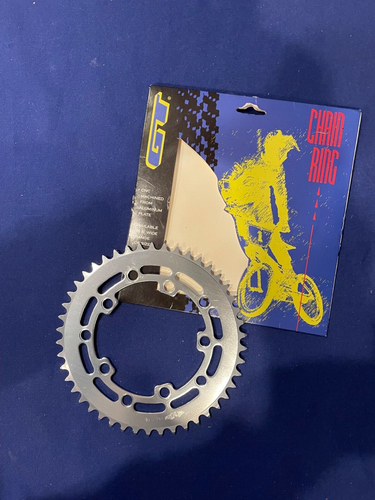 Vintage GT CHAIN RING 46t CNC Machined from AL Plate - New Original Stock (90s) - Picture 2 of 3