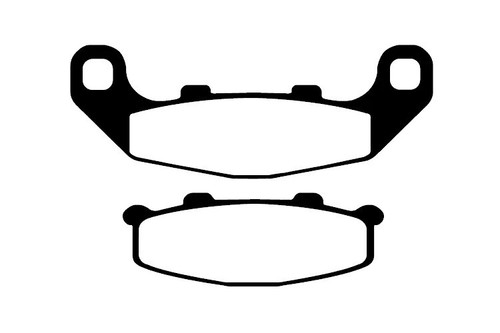 EBC Organic REAR Disc Brake Pads Fits KAWASAKI ZR 550 ZEPHYR (1991 to 1993) - Picture 4 of 5