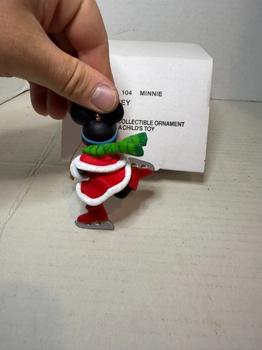 Disney 26231-104 Minnie Grolier Christmas Magic Collectible Ice Skating Ornament - Picture 3 of 3