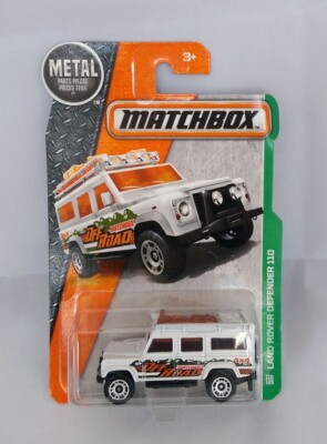 2016 Matchbox MBX Explorers Land Rover Defender 110 SUV, White