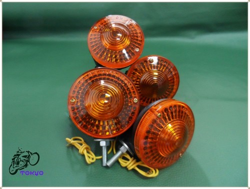 Fit Yamaha DT100 DT125 DT175 DT250 DT400 MX F&R Turn Signal Set *TO275* - Picture 5 of 5