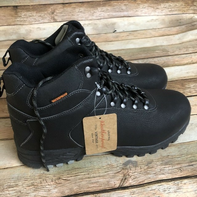 Weatherproof Mens Jason Closed Toe Ankle Cold Weather BOOTS Black 5 Size 13.0 for sale online | eBay