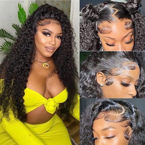 Deep Wave Wigs Human Hair 13x6 Hd Lace Frontal Wig Brazilian 13x4 For Women - Bild 7 von 18