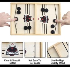 Fast Sling Puck Game Large Size Desktop Winner PK Board Game Adults Kids Toy