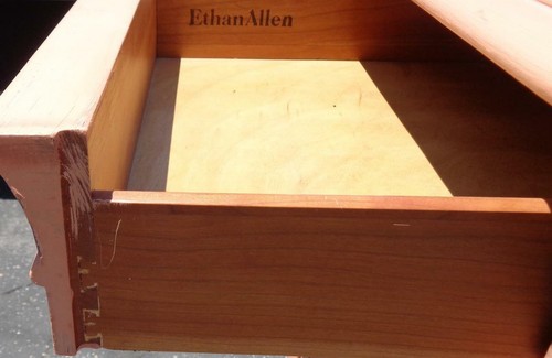 Ethan Allen Solid Wood Bed Side Cabinet – Painted – Classic Ethan Allen Design - Picture 9 of 12