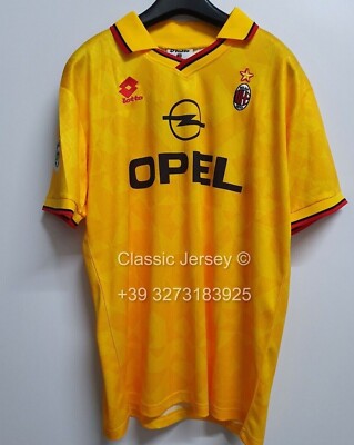 Shirt a. C. Milan 1995 1996 Third Roberto BAGGIO 18 Maldini
