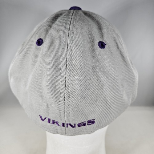 Vintage Twins Enterprise Minnesota Vikings Fitted Hat 7 3/8 Deadstock 90s Cap - Picture 5 of 8