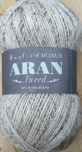 Hayfield Bonus Aran Tweed With Wool Knitting Crochet Yarn 400g Ball - 16 Colours - Picture 9 of 37