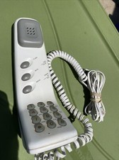 RARE Model Vintage RadioShack Handheld Telephone Model 43-827 - White/Grey Trim