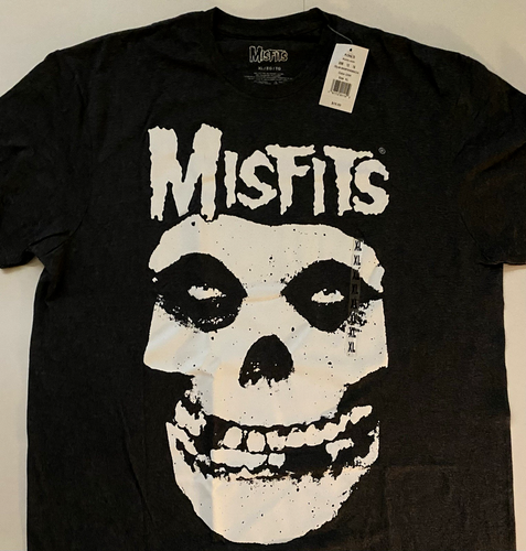 Misfits Graphic T-Shirt Size XL Dk Gray & White New with Tags