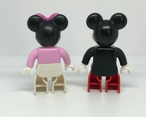 LEGO Duplo : Mickey + Minnie Mouse - 2x Figurine Personnage - Set 10597 - Imagen 2 de 2