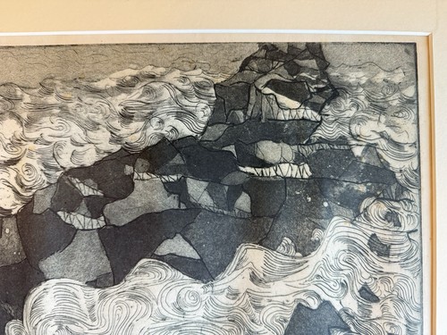 Jack Bilander Signed Etching "Maine XIII Edition 35" Fine Art 1960 - Imagen 5 de 8