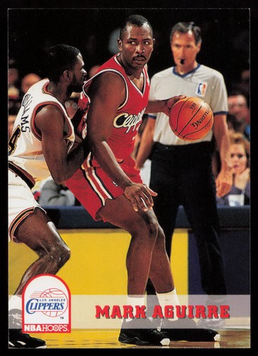 1993-94 NBA Hoops #350 MARK AGUIRRE Los Angeles Clippers - Picture 1 of 2