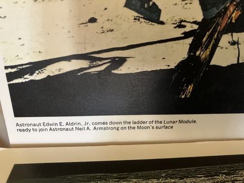1969 Set of 9 Historic NASA Photos on Foam Board Apollo 11 Armstrong Aldrin - Imagen 7 de 8