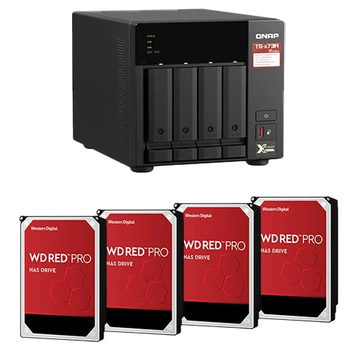 QNAP TS-473A NAS: 8-64TB Customizable Storage Solution | 4-Bay Network Storage - Image 3 of 4