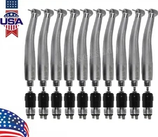 Dental High Speed Handpiece with Quick Coupler Coupling 4 Holes fit for NSK 1-10